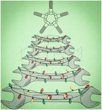 Wrenchmas Tree 9.97 X 9.26 (253.2mm X 235.2mm)