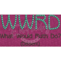 Wwrd - What Would Ruth Do 3.91 X 2.06