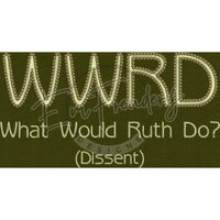 Wwrd - What Would Ruth Do 4.39 X 8.34