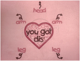 You Got Dis’ 6.40 X 5.04 (162.6Mm 128Mm)