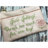 Zipbag - Emotional Baggage With Hand-Stitch Effect