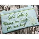 Zipbag - Emotional Baggage With Hand-Stitch Effect