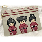 Zipbag - Kokeshi Girls