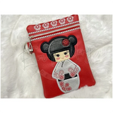 Zipbag - Kokeshi Girls