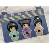 Zipbag - Kokeshi Girls