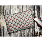 Zipbag - Quilted Christmas Poinsettia