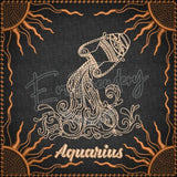 Zodiac Quilt Square - Aquarius 6.00 X (152.4Mm 152.4Mm)