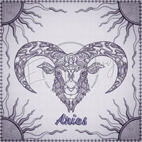 Zodiac Quilt Square - Aries 7.80 X (198Mm 198Mm)