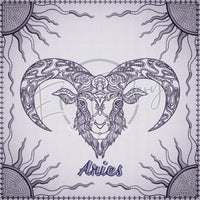 Zodiac Quilt Square - Aries 7.80 X (198Mm 198Mm)