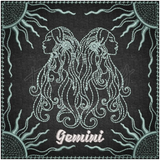 Zodiac Quilt Square - Gemini 5.00 X (127Mm 127Mm)