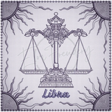 Zodiac Quilt Square - Libra 7.80 X (198Mm 198Mm)