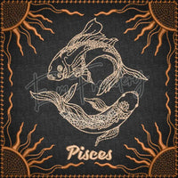 Zodiac Quilt Square - Pisces 6.00 X (152.4Mm 152.4Mm)