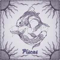 Zodiac Quilt Square - Pisces 7.80 X (198Mm 198Mm)