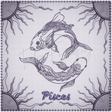 Zodiac Quilt Square - Pisces 7.80 X (198Mm 198Mm)