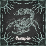 Zodiac Quilt Square - Scorpio 5.00 X (127Mm 127Mm)