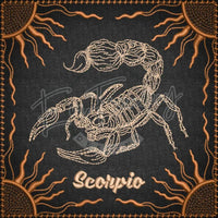 Zodiac Quilt Square - Scorpio 6.00 X (152.4Mm 152.4Mm)