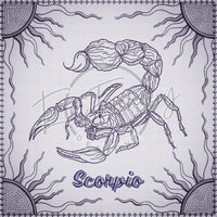 Zodiac Quilt Square - Scorpio 7.80 X (198Mm 198Mm)