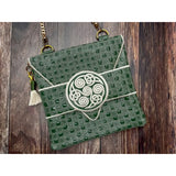 TopZip Flap Bag - Quilted Celtic