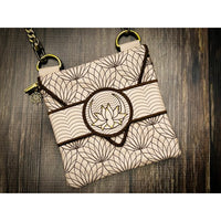 TopZip Flap Bag - Lotus Flower