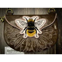TopZip Flap Bag - Fringe Bumblebee