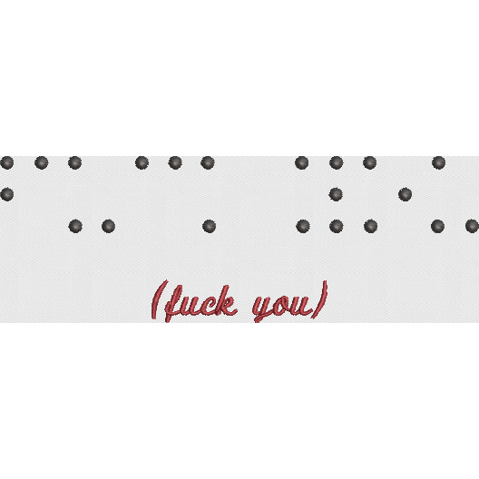 Braille Fuck You