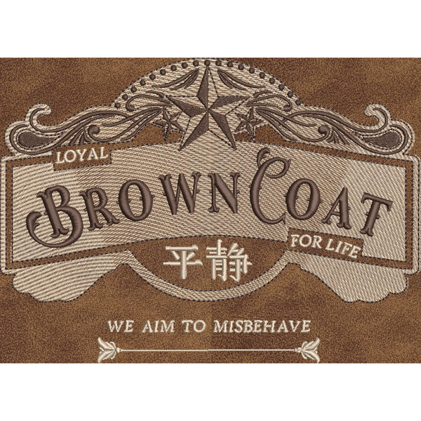 Browncoat - 6X10 Hoop