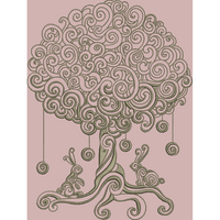 Swirly Bunny Tree