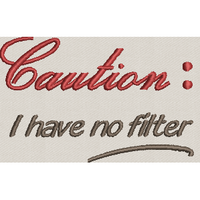 Caution: No Filter - 4X4