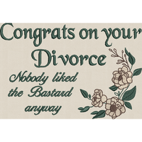 Congrats on your Divorce