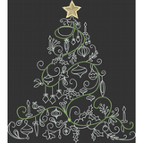 Hand-Drawn Christmas Tree