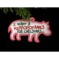 Ornament  - Hippo