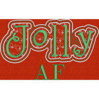 Jolly AF - Large Hoop