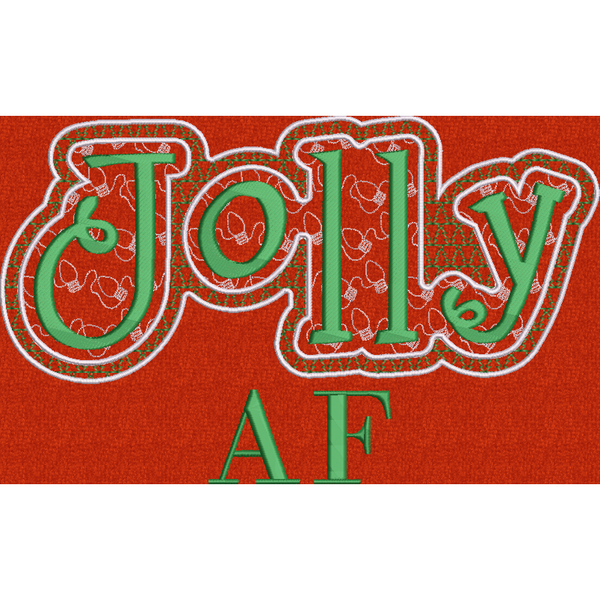Jolly AF - Large Hoop