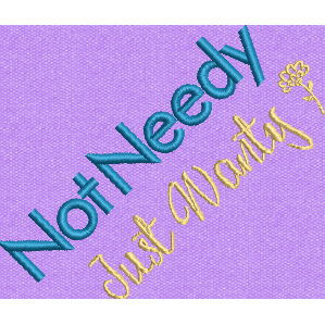 Not Needy - 4X4