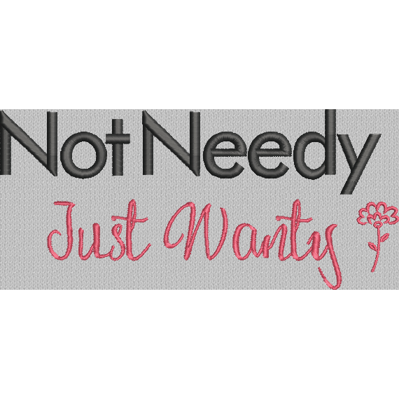 Not Needy