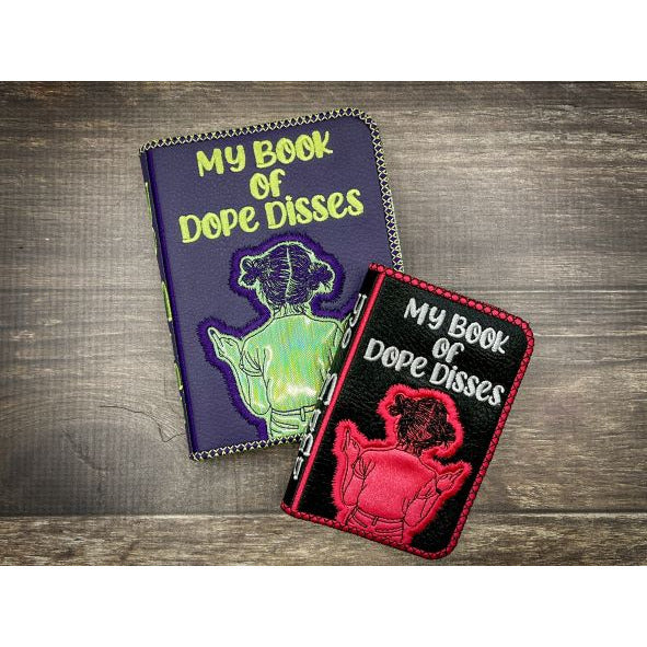 Notebook Cover - Book of Dope Disses (Insults)