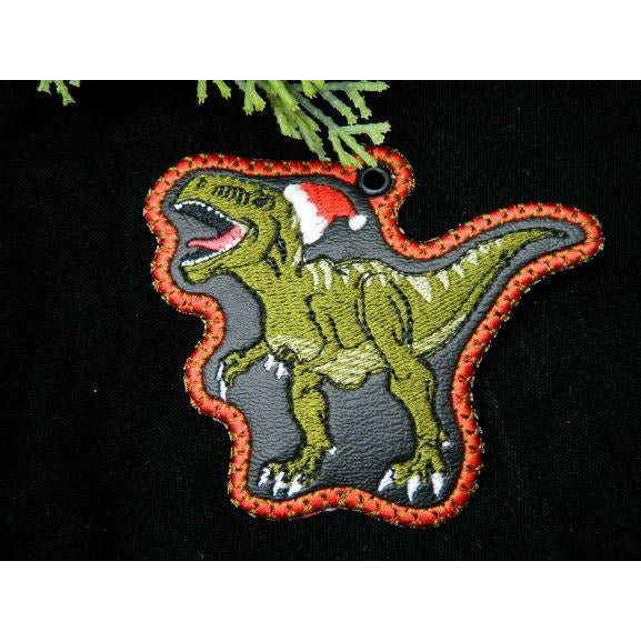 Ornament - Dino Santa