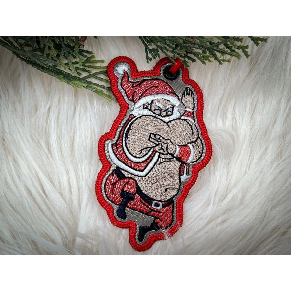 Ornament - Kung Fu Santa