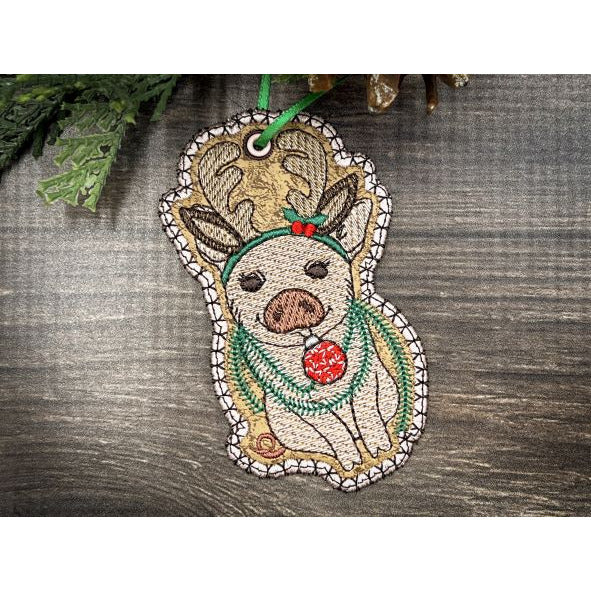 Ornament - Christmas Pig