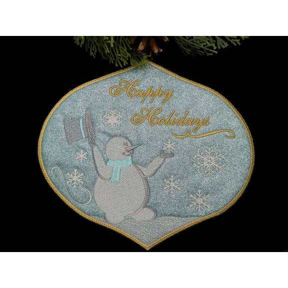 Sign - Happy Holidays - Large Hoop