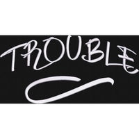Trouble - Large Hoop