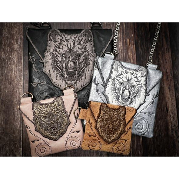A female wolf snaps at a male wolf and he deftly dodges a bite. Tote Bag by  Michael Semenov - Fine Art America