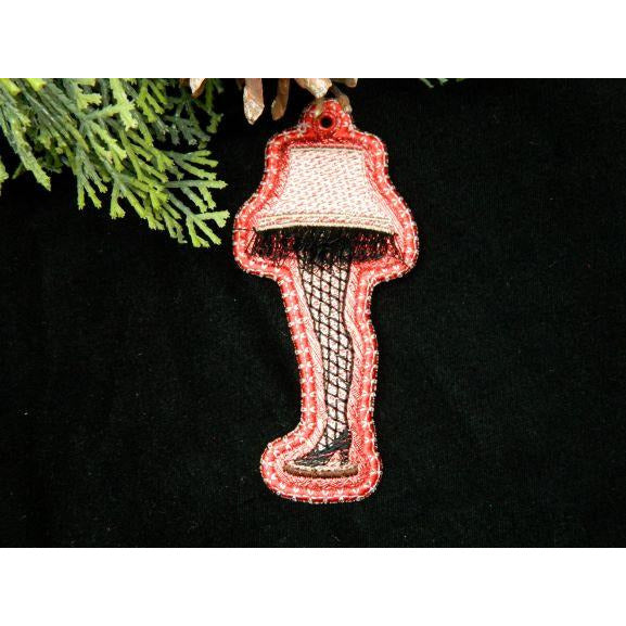 Ornament - Leg Lamp with Fringe